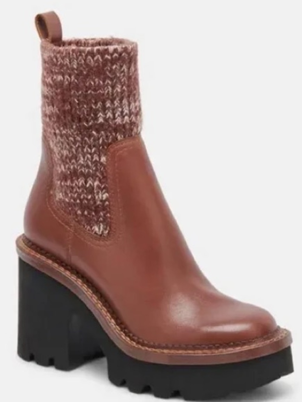 Dolce Vita Drago Boots in Russet Brown Leather NWOT 7.5